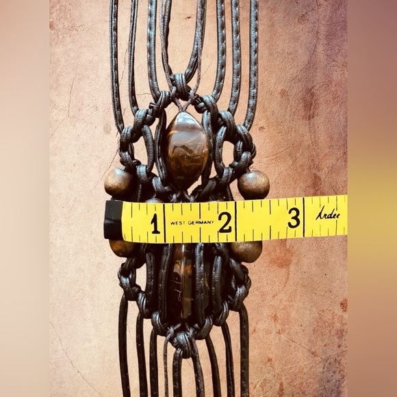 💥2 for 1💥 Elegant Beaded Macrame Boho Belt - Picture 5 of 5